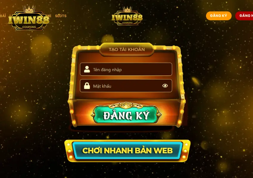 Tham gia chơi Live Game iWin bước 2